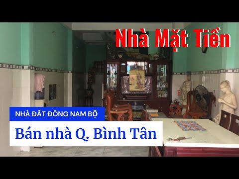 Chính chủ Video Nhà Bán Mặt Tiền Quận Bình Tân 2020 Sổ Hồng Riêng. Nhà Rộng Rãi 5PN 6WC, Phòng Thờ, Sân Thượng