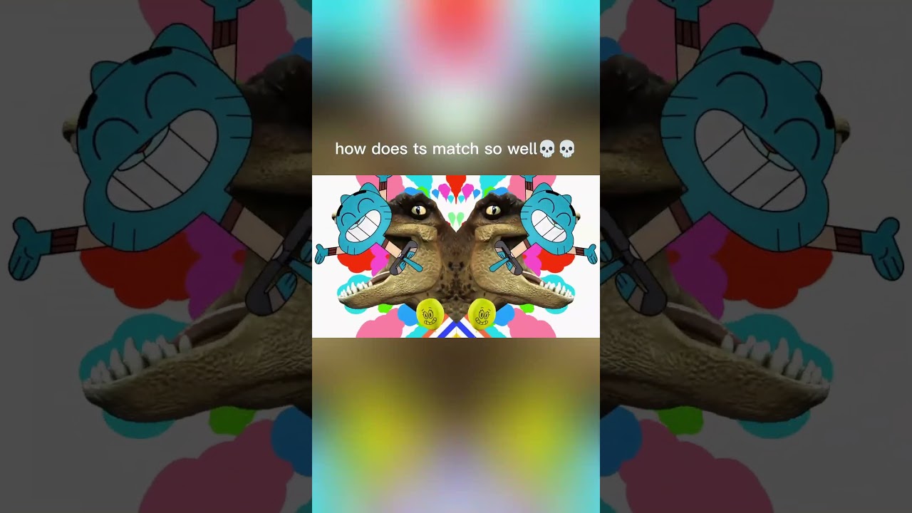 HOW does ts match so well 💀💀 #tawog #gumball