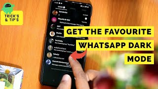 How to get Dark Mode on WhatsApp Messenger (GB WhatsApp) screenshot 1