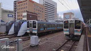 篠ノ井線 (中央西線)211系　松本駅0番線　発車メロディー付き　JR-SH1
