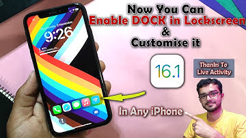 Enable Lock screen Dock in iPhone and Customise it | iOS 16 Hot Feature