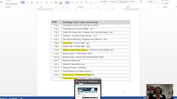 Duncan ENG 102 Syllabus video 2019 update