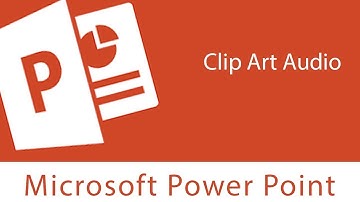 Powerpoint : Inserting Audio | From a File in Computer | Clip Art Audio and Record Your Own Voice
