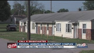 Federal agents raid apartment complex