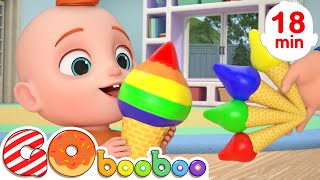 The Colors Song + More Nursery Rhymes \& Kids Songs - GoBooBoo