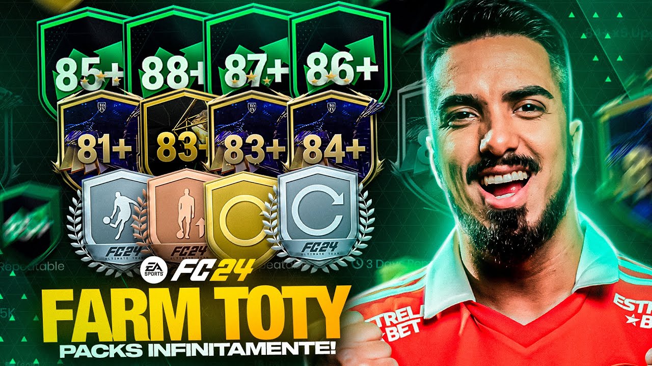 FC 24 l COMO FARMAR PACKS INFINITAMENTE no TOTY - 💥 TUTORIAL de FARMING 💥
