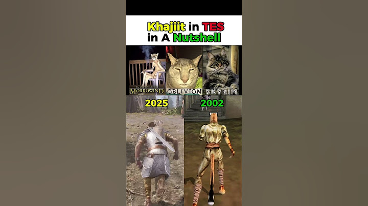 Khaffit in TES in A Nutshell - Oblivion Remastered