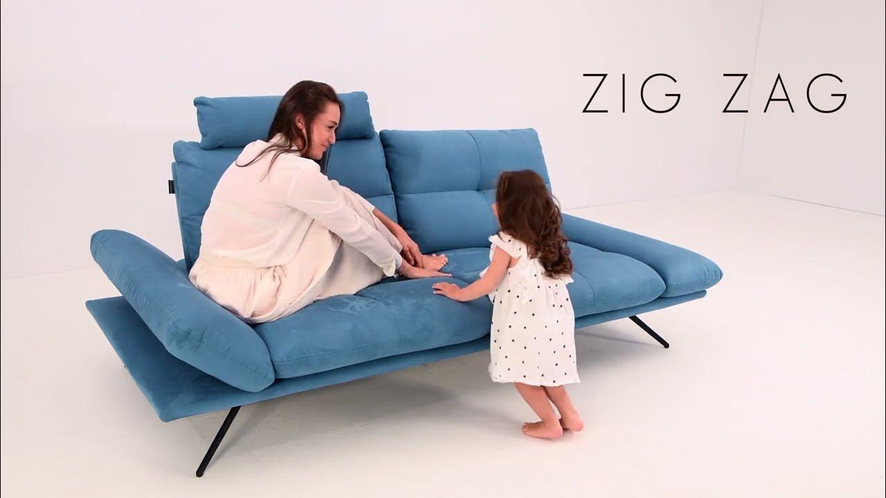 Canapé Tissu ZIG ZAG HomeSalons YouTube