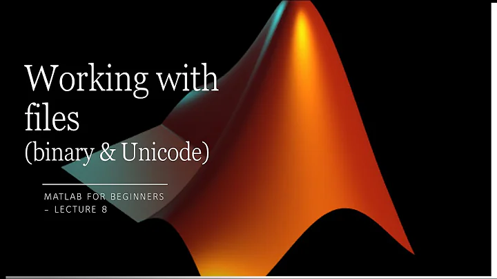 Lecture 8: Working with files (writing and reading Unicode and Binary data)