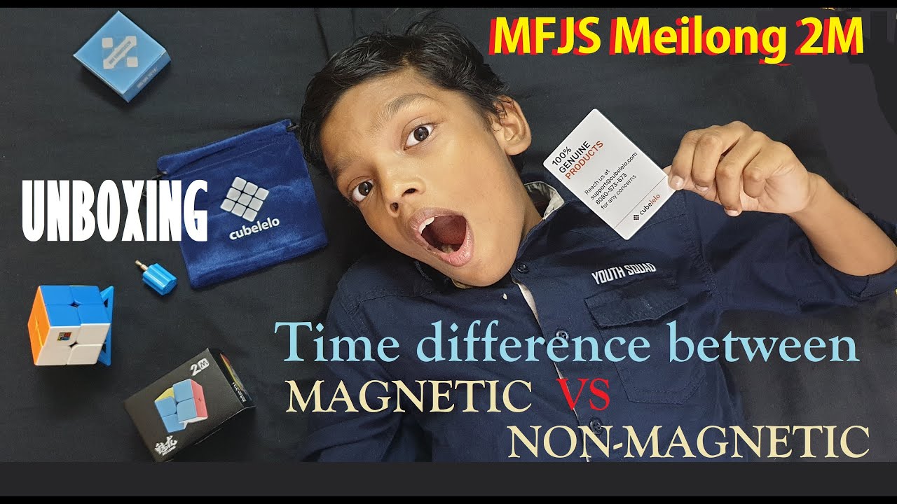 MFJS Meilong 2M 2x2 | UNBOXING| CUBELELO | MAGNETIC VS NON-MAGNETIC CUBES | SHARAN