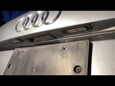 Kennzeichenbeleuchtung wechseln Kontaktproblem Reparieren Audi A4 
