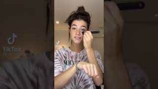 Charli Damelio Doing Her Makeup To Doja Cats Song Say So While Rapping Nicki Minajs Verse