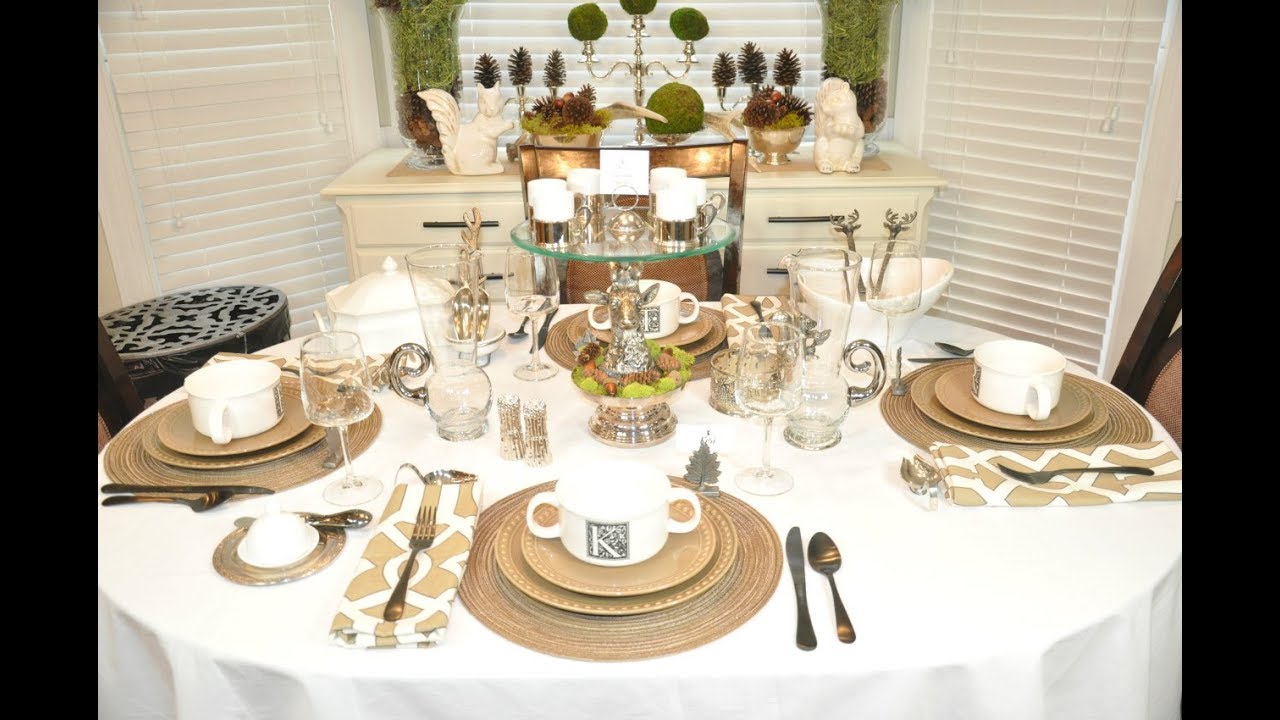 Fall Entertaining and Tablescape Tips & Ideas - YouTube