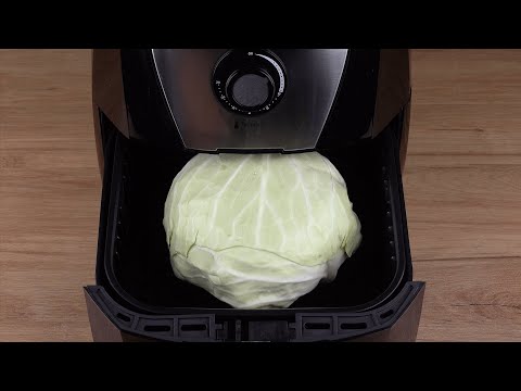 After putting the cabbage in the Airfryer, I just want to make it like this now