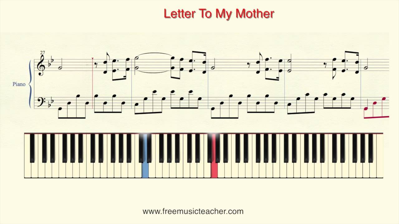 piano cover letter
