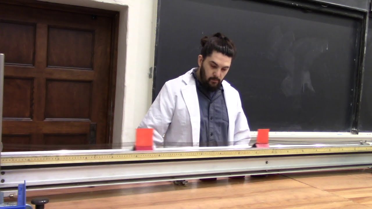 Demo 20301: Two Coupled Air Track Gliders