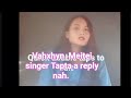 Vahxhy reply to meitei singer tapta