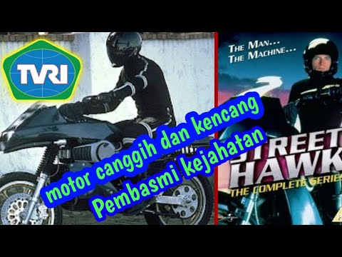 kisah polisi masa depan bersama motor futuristik | film seri jadul | street hawk TVRI