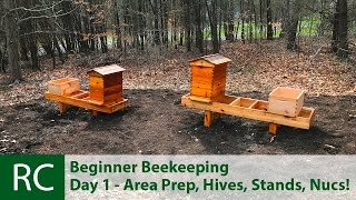 BEGINNER BEEKEEPING - DAY 1!