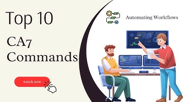 Top 10 CA 7-opdrachten | CA7-opdrachtenhandleiding | Top 10 essentiële CA7-opdrachten | CA7-opdra...