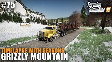 Grizzly Mountain Timelapse #75 Spring Time Forestry, Farming Simulator 19 Seasons