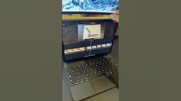 Editing a video while using the magic keyboard for the iPad