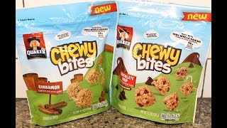 Quaker Chewy Bites: Cinnamon and Chocolate Chip Granola Bites Review