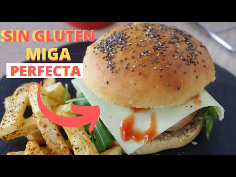 Pan de hamburguesa SIN GLUTEN - YouTube