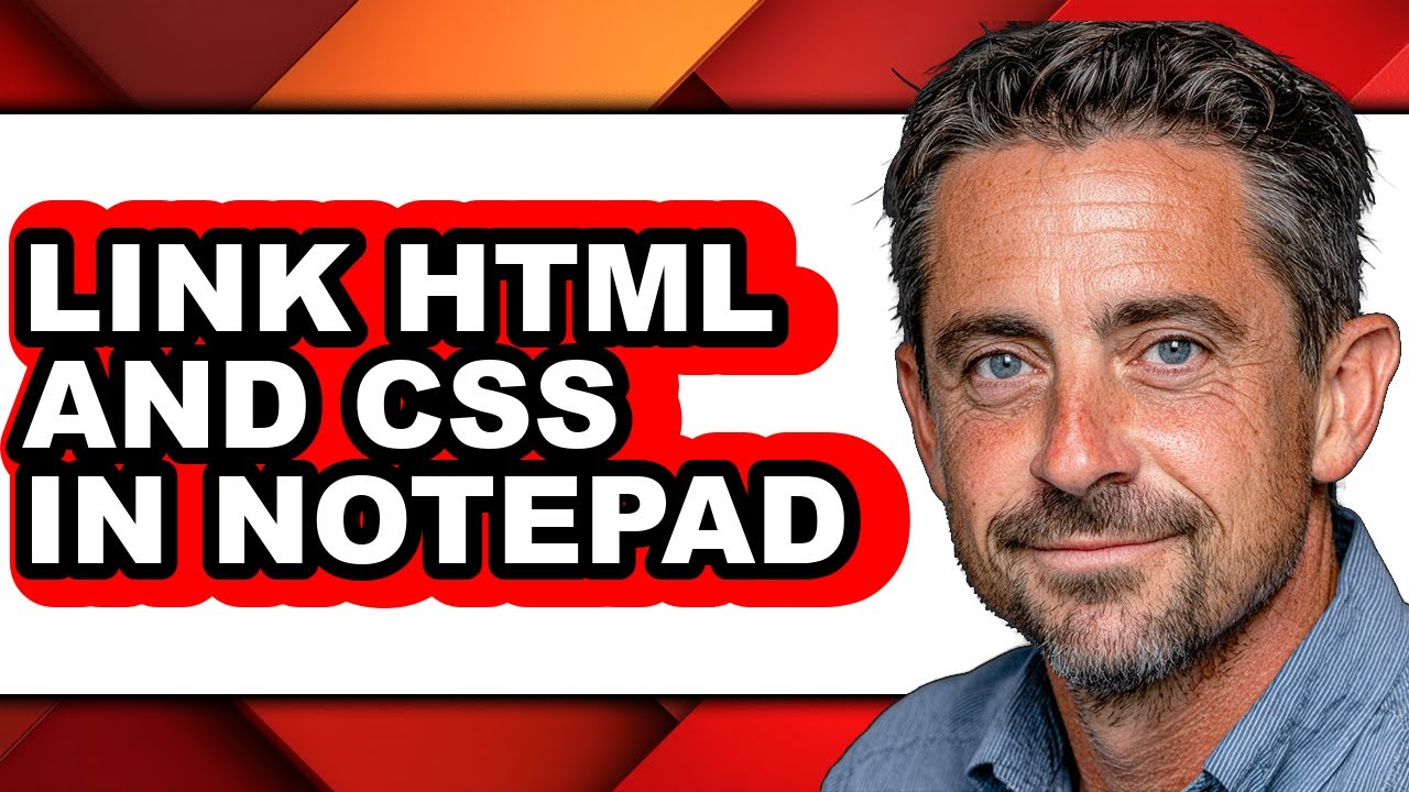 How to Link Html and Css in Notepad (updated) - YouTube
