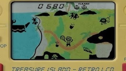 Island Treasure game on Android - retro 80s - All 3 levels