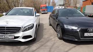 видео: С-Class VS Audi A4 картинка: С-Class VS Audi A4