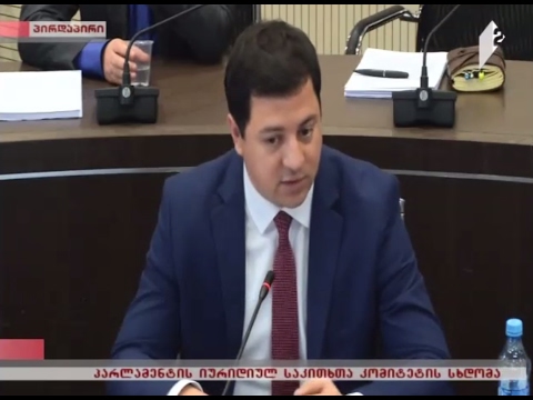 არჩილ თალაკვაძე ფარული საგამოძიებო მოქმედებების შესახებ, იურიდიულ საკითხთა კომიტეტის სხდომაზე