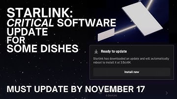 Starlink waarschuwt voor kritieke software-updates voor inactieve gerechten