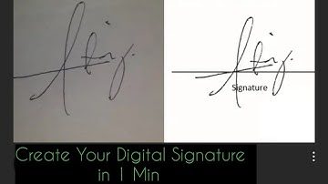 How to Create Digital Signature | Make Electronic Signature | Simple Method