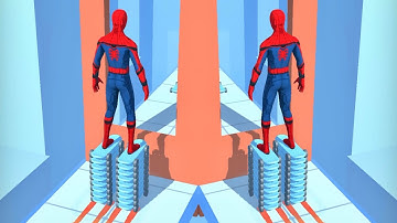 Spider-Man Skate Stack - Game (Part-2) iOS, Android Walkthrough Gameplay P21H55K88M55M