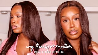 WIG TRANSFORM: WIG INSTALL STRAIGHT OUT THE BOX! PERFECT CHOCOLATE BROWN HAIR | RPGHAIR