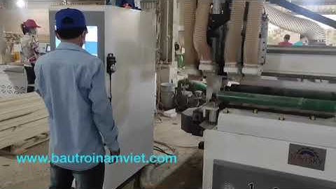 MÁY CẮT CNC ROUTER NESTING 4 ĐẦU GIA CÔNG VÁN