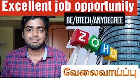 Zoho Offcampus drive 2021(Tamil) | BE/BTECH/ANY DEGREE | how to apply?| simply jpr