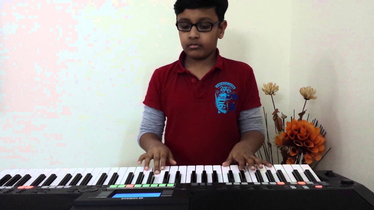 Aman Rafi Aman Rafi playing Alliyambal on keyboard - YouTube