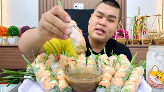 Gỏi Cuốn Tôm Thịt Chấm Mắm Nêm Chất Lượng Từng Cuốn Ngon Bá Cháy | Thằng Mập Food | Tập 308