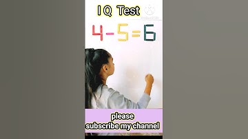 4-5=6 Balance this equation by move 1 stick | #mindgame #challenge#iqtest #iq #shorts #matchstick