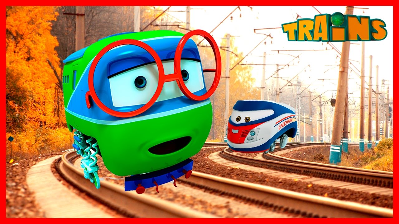 Cartoon Train: Animated Series Collection: Trains cartoons for children -  YouTube