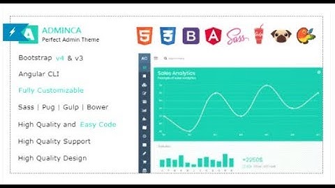 Adminca - Responsive Bootstrap 4 & 3 Angular 4 Admin Dashboard  | Themeforest Download