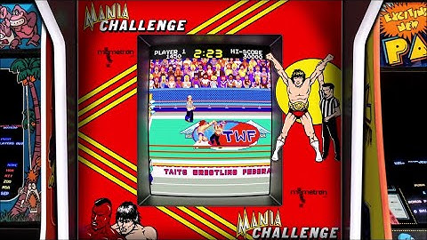 Mania Challenge/Mat Mania, Realistic Arcade Bezel using The Mega Bezel Shader