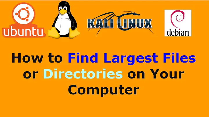 How to Find Largest Files or Directories on Your Computer Linux Unix - 2019