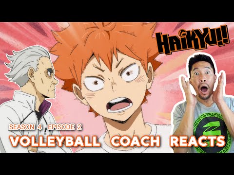 Volleyball Coach Reacts to Haikyuu S4 E2 - Hinata becomes the ball
