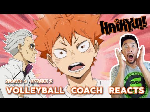 Volleyball Coach Reacts to Haikyuu S4 E2 - Hinata becomes the ball boy 