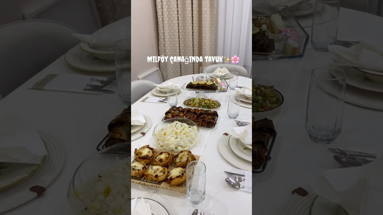 Dışı çıtır iç malzemesi enfes canakta tavuklu milföy  tarifi 💕✨
