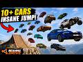 100+ Cars Jump Off GIANT Ramp in BeamNG Drive! Insane Crash Challenge🥶