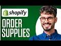 How To Send Orders To Suppliers On Shopify (2023)